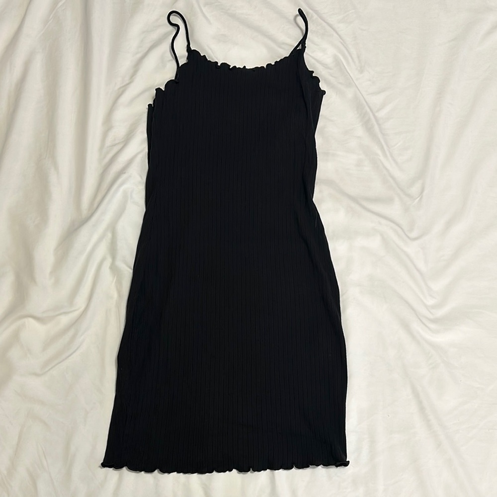 3/$15 NWOT Ribbed lettuce hem mini dress small